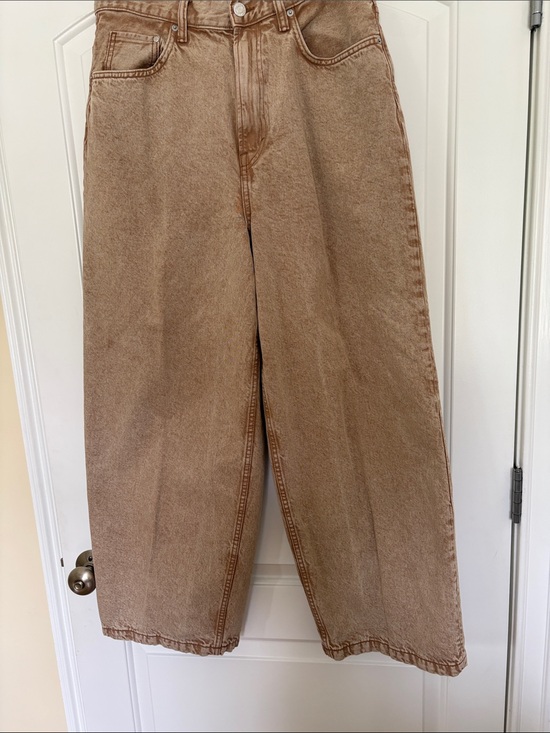 H&M Denim - H&M Super Baggy Fit Tan Jeans